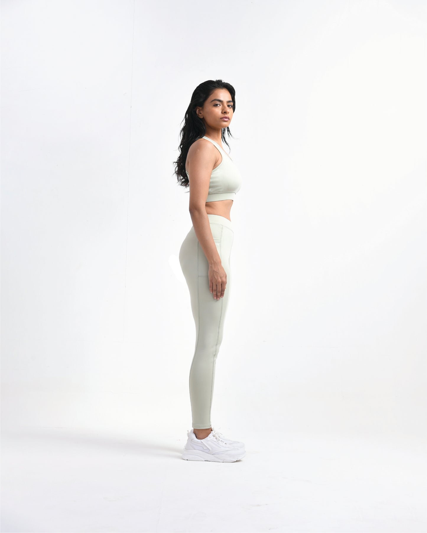 Running Leggings | Light Sage